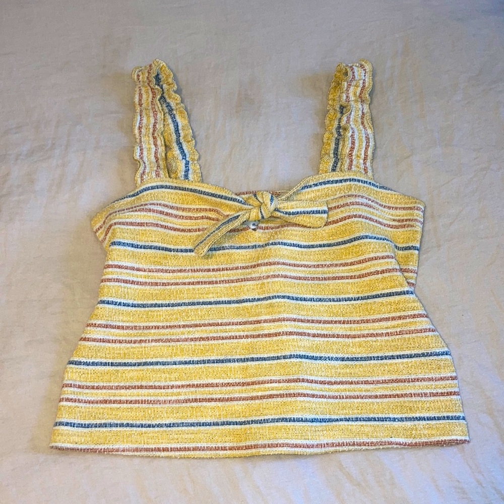 Madewell texture and thread top